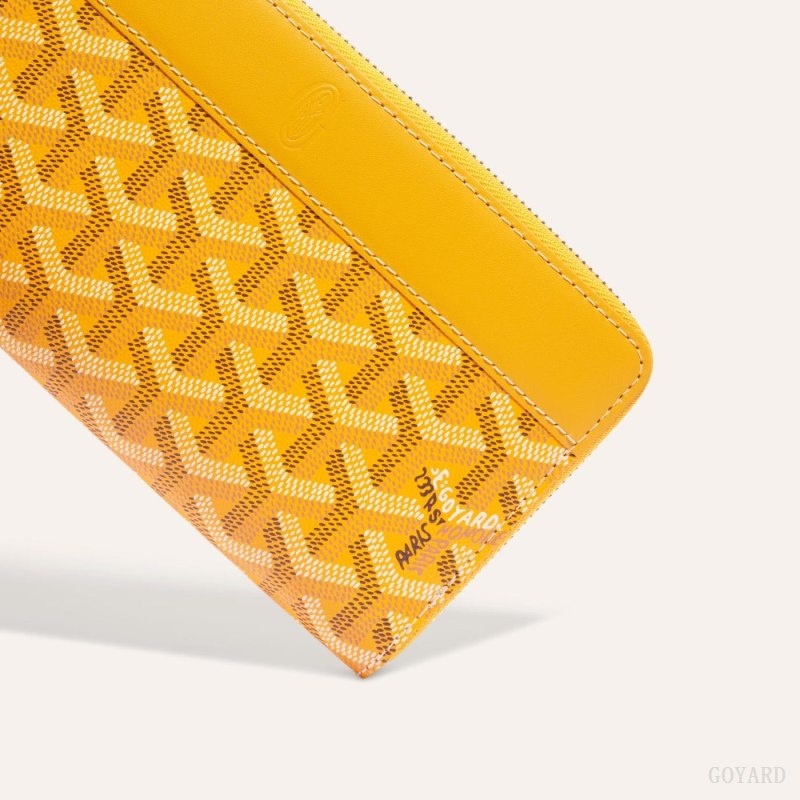 Goyard MATIGNON GM WALLET 黄色 | OMQW6468