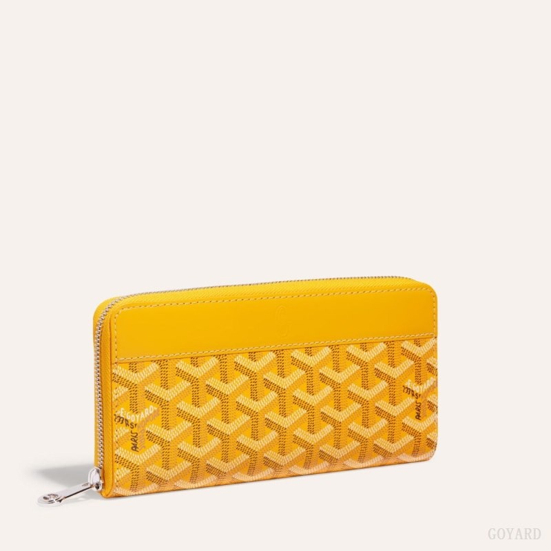 Goyard MATIGNON GM WALLET 黄色 | OMQW6468