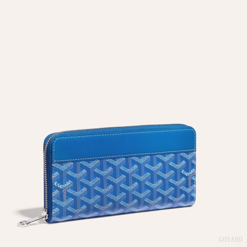 Goyard MATIGNON GM WALLET 青 | XHWU6349