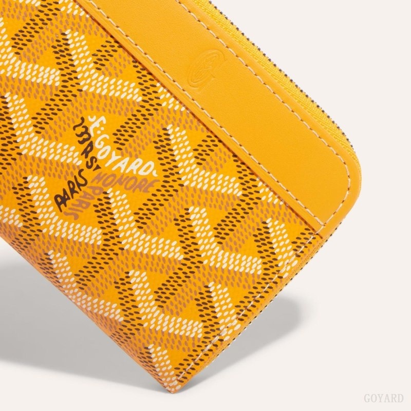 Goyard MATIGNON MINI WALLET 黄色 | FXGG3038