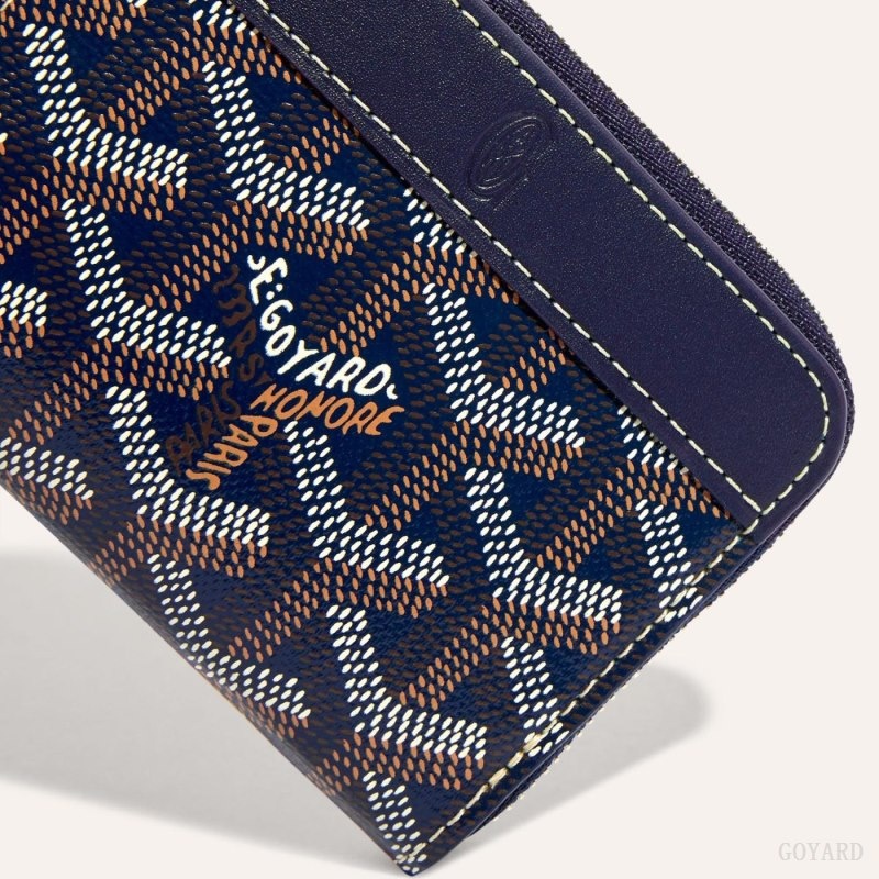 Goyard MATIGNON MINI WALLET ネイビー 青 | IMGL0472