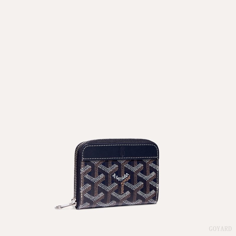 Goyard MATIGNON MINI WALLET ネイビー 青 | IMGL0472