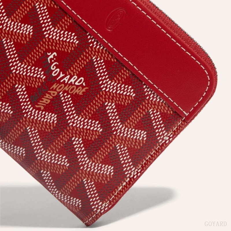 Goyard MATIGNON PM WALLET 赤 | ZQEG0225