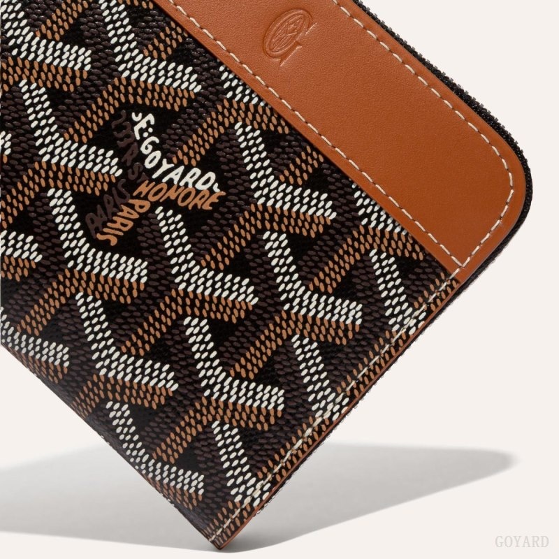 Goyard MATIGNON PM WALLET 黒 ブラウン | GFNG2656