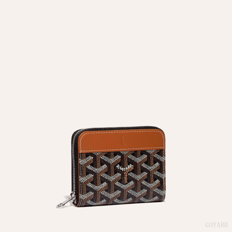 Goyard MATIGNON PM WALLET 黒 ブラウン | GFNG2656