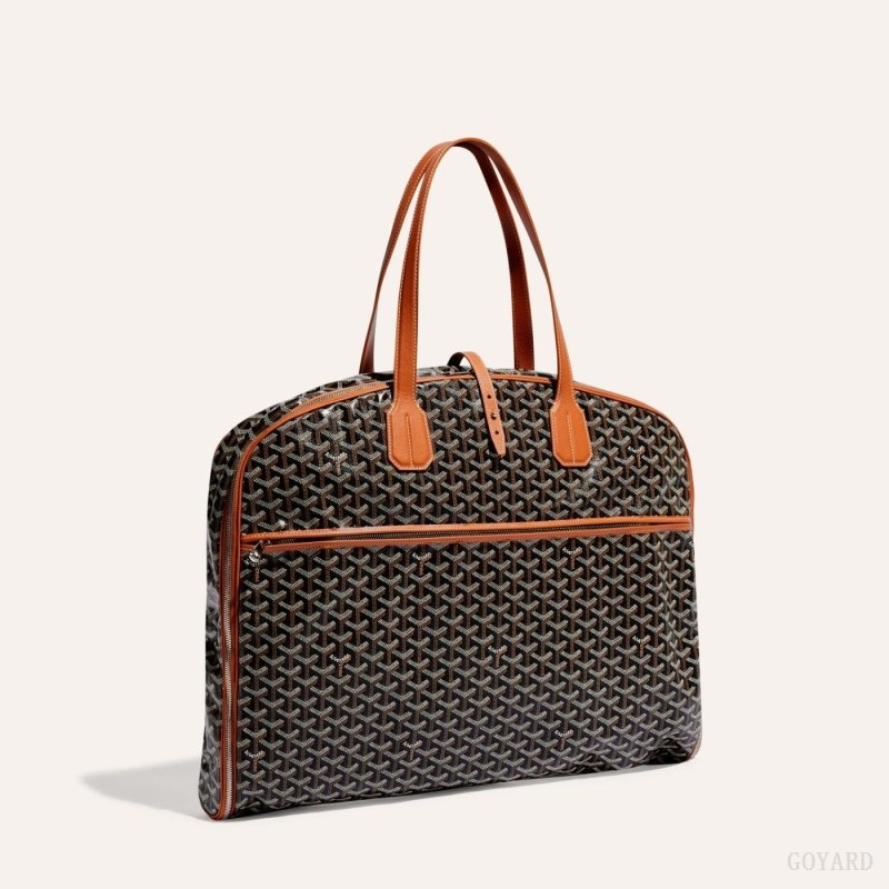 Goyard MAYFAIR GARMENT COVER 黒 ブラウン | ITEQ1226