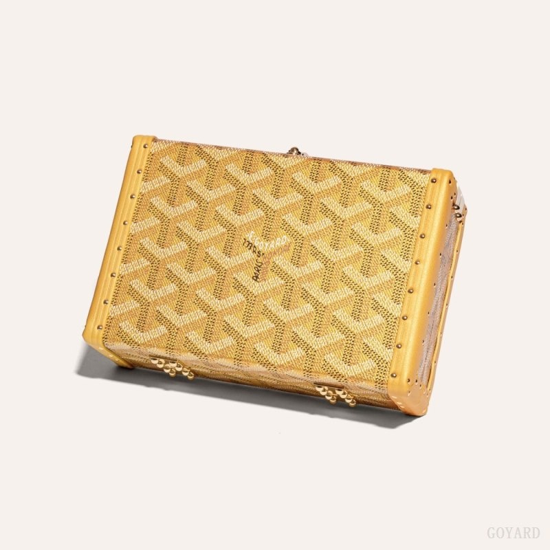 Goyard MINAUDIÈRE TRUNK BAG ゴールド | LFUH3611