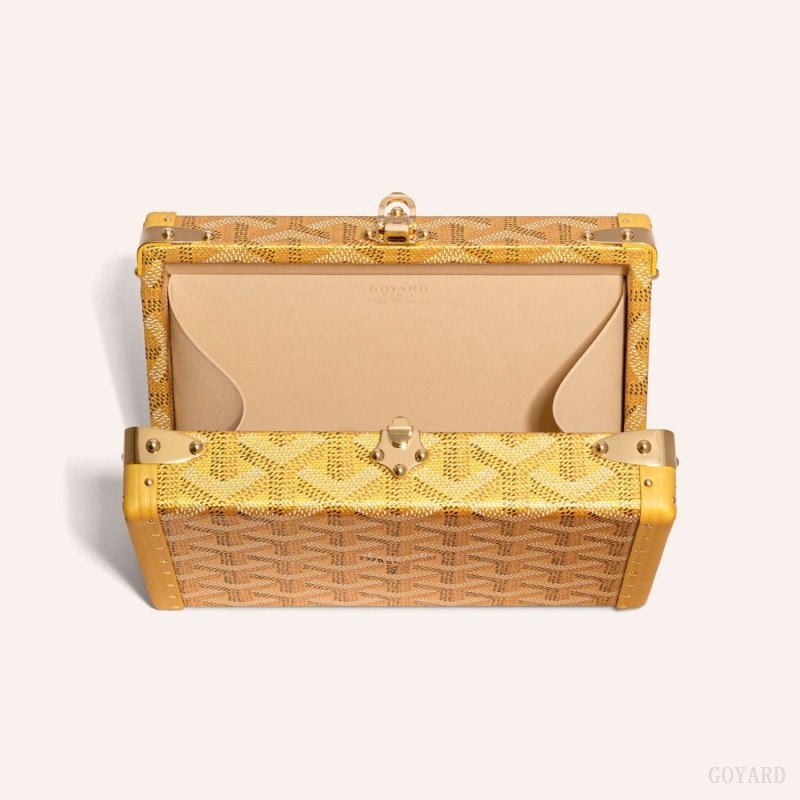 Goyard MINAUDIÈRE TRUNK BAG ゴールド | LFUH3611