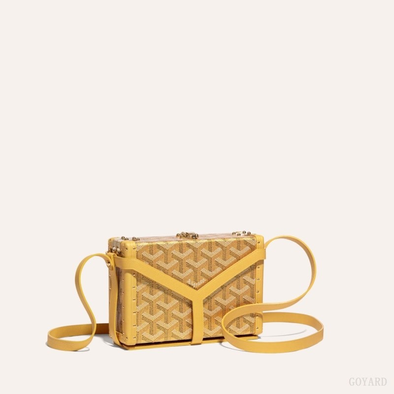 Goyard MINAUDIÈRE TRUNK BAG ゴールド | LFUH3611