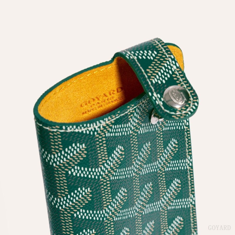 Goyard MONTMARTRE PM GLASSES CASE 緑 | UWOY7358