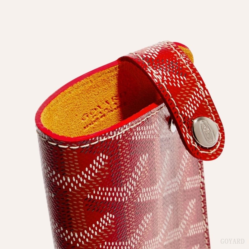 Goyard MONTMARTRE PM GLASSES CASE 赤 | ZUWT7457