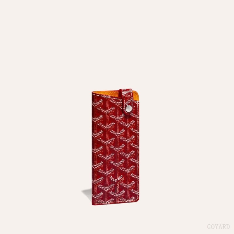 Goyard MONTMARTRE PM GLASSES CASE 赤 | ZUWT7457