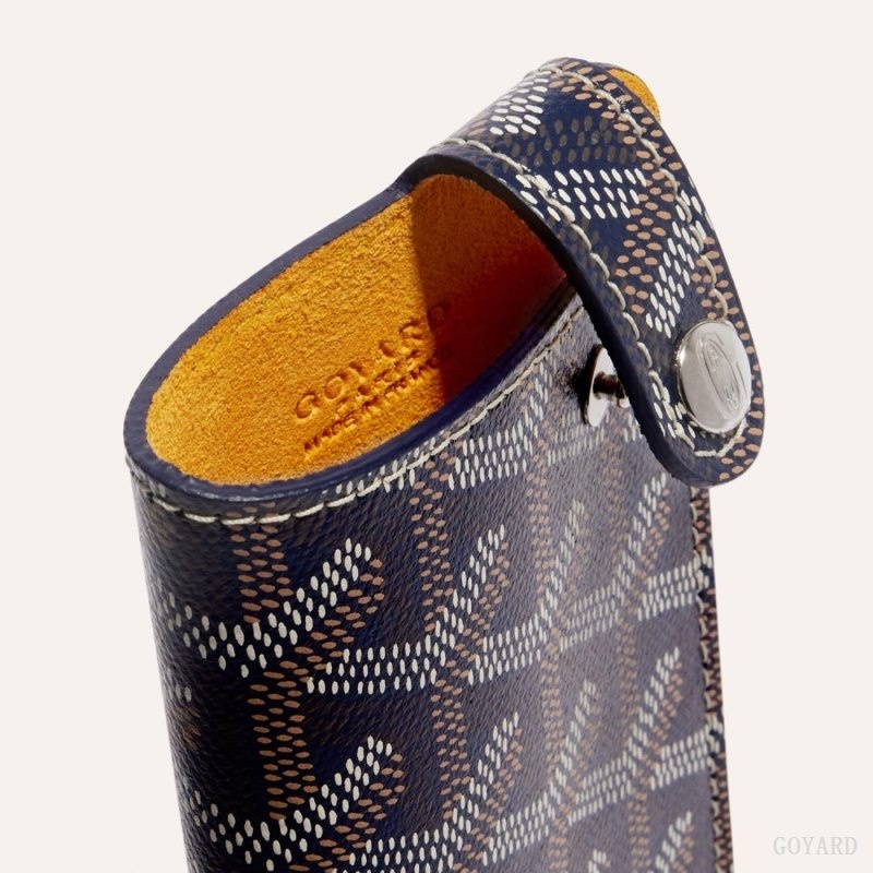 Goyard MONTMARTRE PM GLASSES CASE ネイビー 青 | LRWQ7159