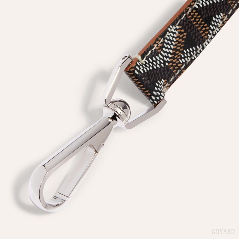 Goyard MOUSQUETON KEY RING 黒 ブラウン | UNGW2720