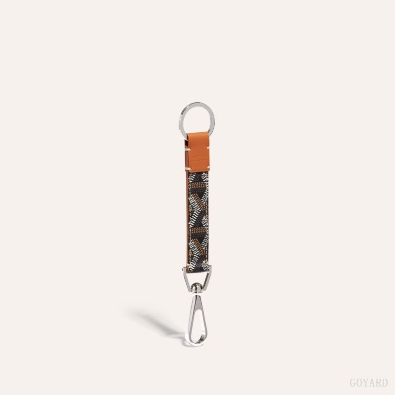 Goyard MOUSQUETON KEY RING 黒 ブラウン | UNGW2720