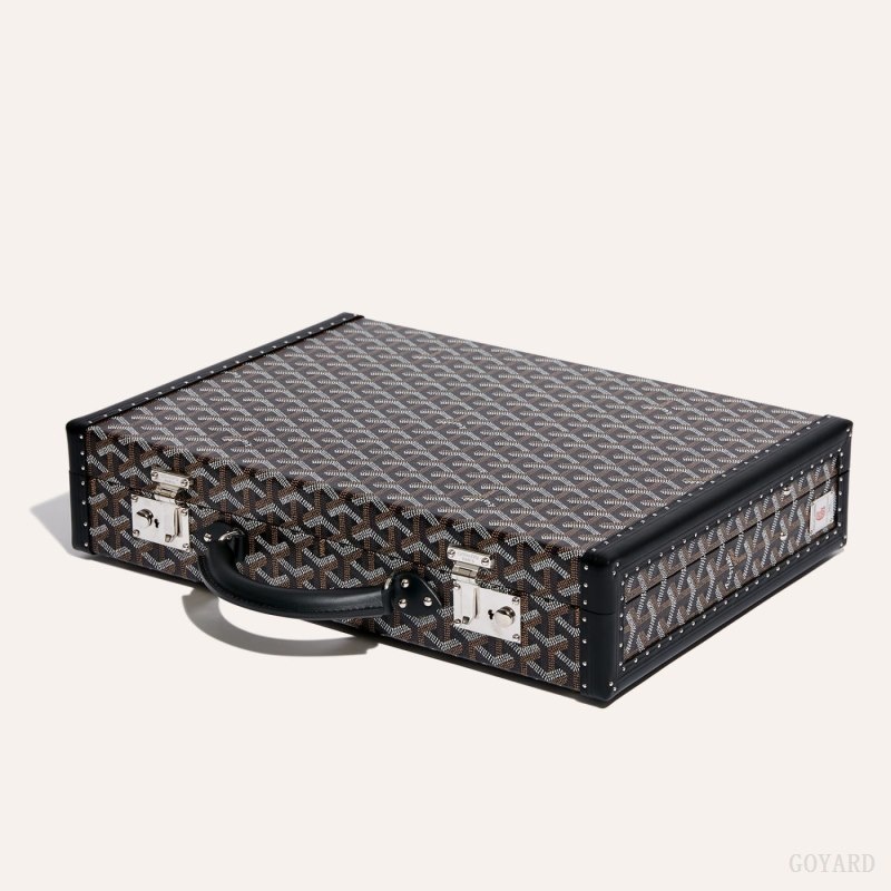 Goyard Manoir PM Document Case 黒 | POXP1034