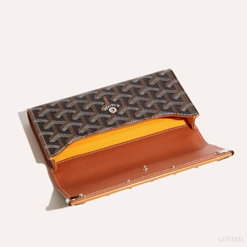 Goyard Monte-Carlo Mini Case 黒 ブラウン | HIJW2951