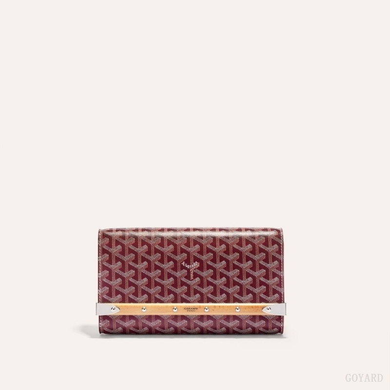 Goyard Monte-Carlo PM Clutch ボルドー | IXEQ1631