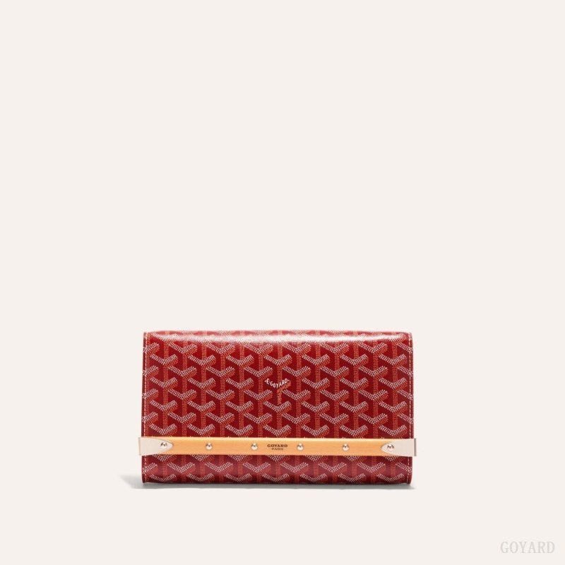 Goyard Monte-Carlo PM Clutch 赤 | UUUC8657