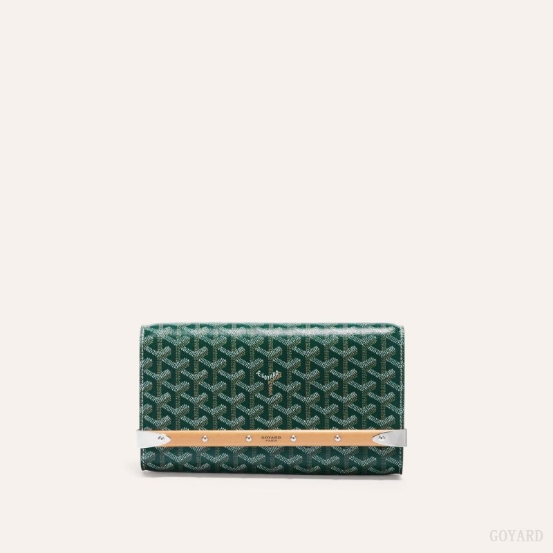 Goyard Monte-Carlo PM Clutch 緑 | WKKD1312