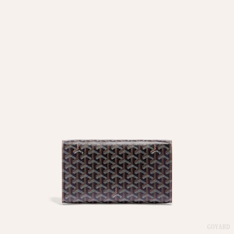 Goyard Monte-Carlo PM Clutch 黒 ブラウン | VVZJ6110