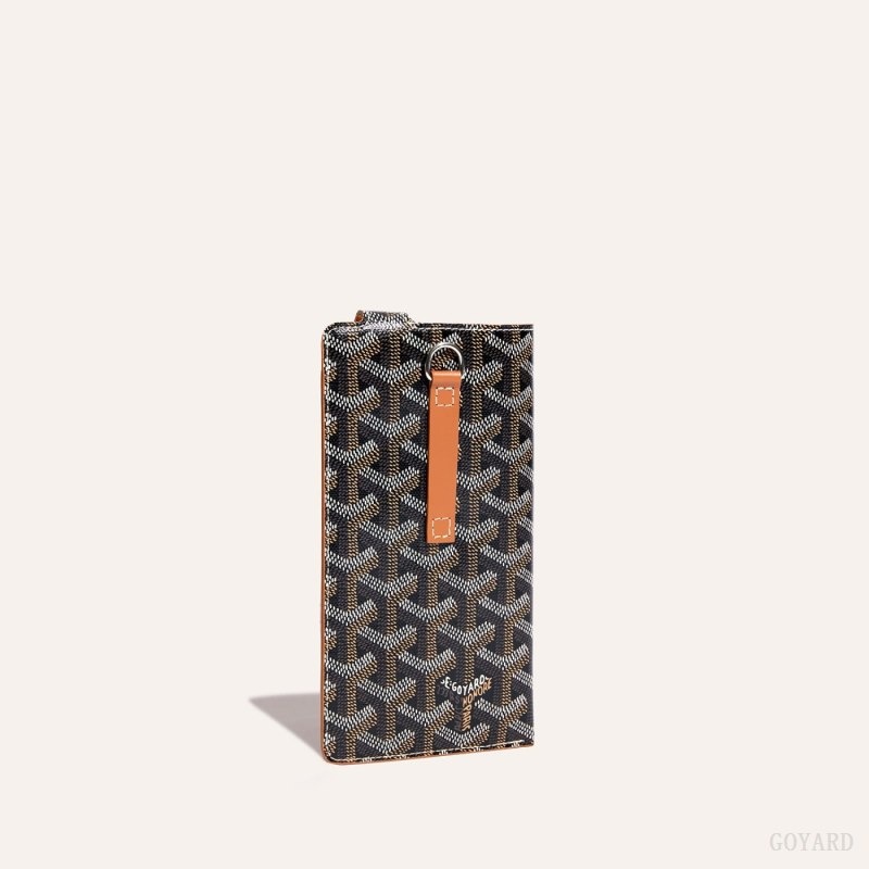 Goyard Montmartre GM Case 黒 ブラウン | NHZZ6136