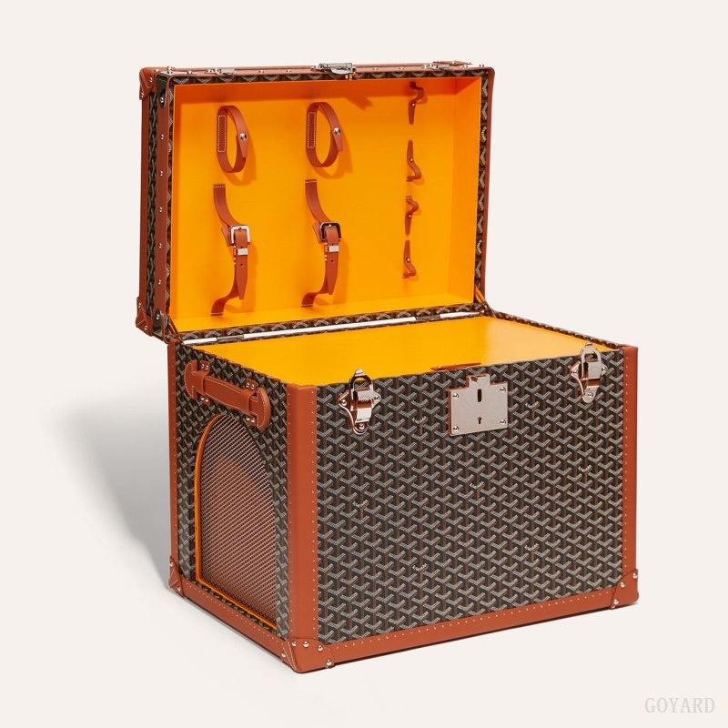 Goyard NICHE TRUNK 黒 ブラウン | UCLF0303