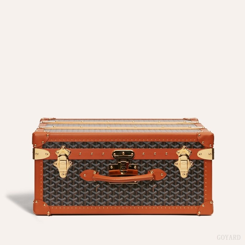 Goyard PALACE 55 SUITCASE 黒 ブラウン | DBBE4898