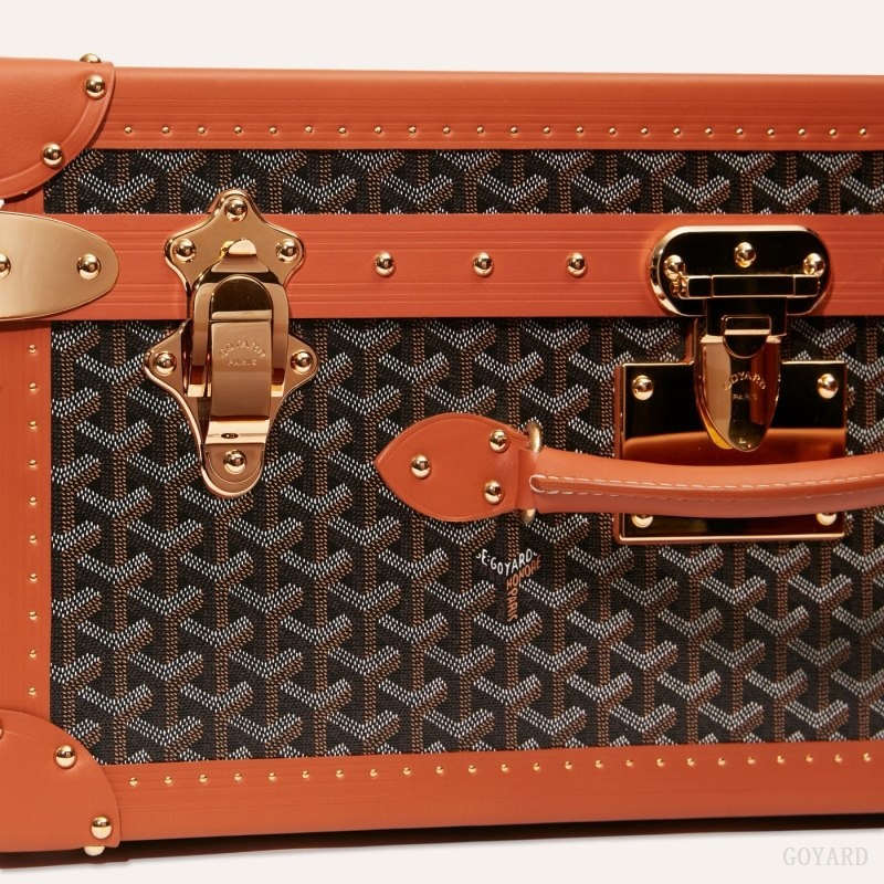 Goyard PALACE 55 SUITCASE 黒 ブラウン | DBBE4898