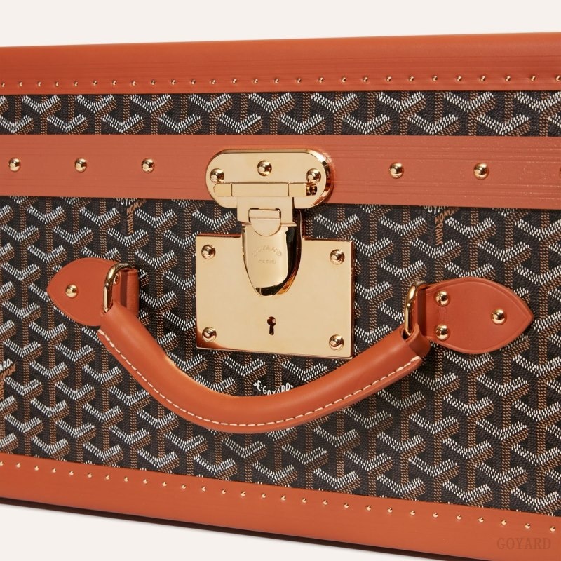 Goyard PALACE 70 SUITCASE 黒 ブラウン | QGVI3167