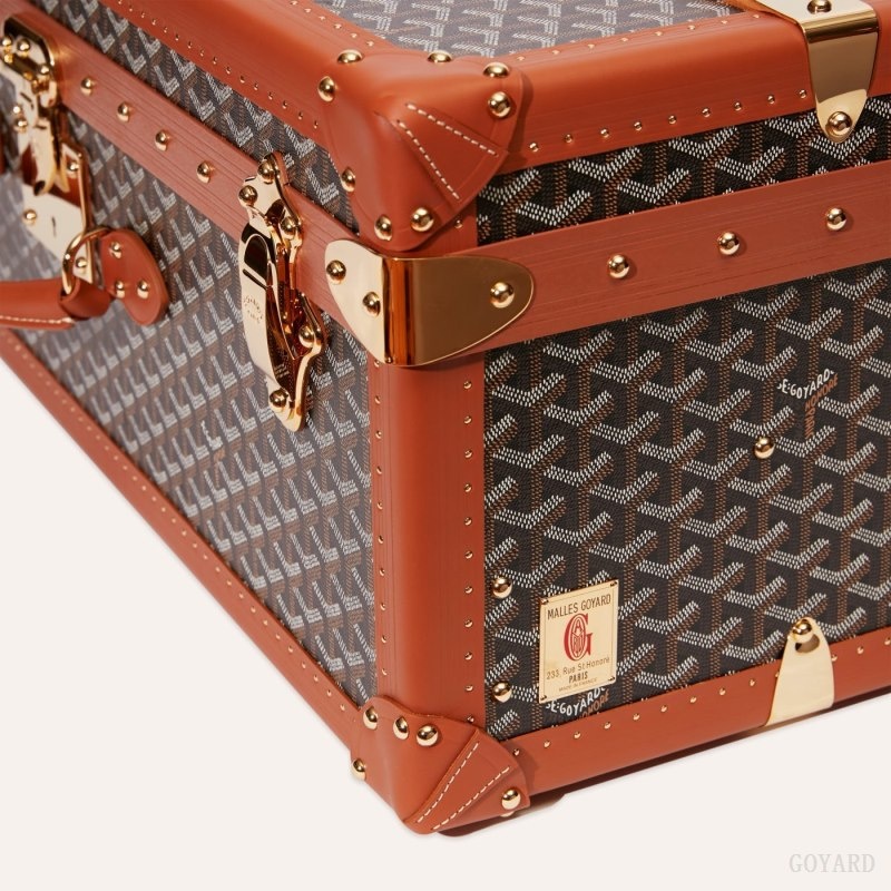 Goyard PALACE 70 SUITCASE 黒 ブラウン | QGVI3167