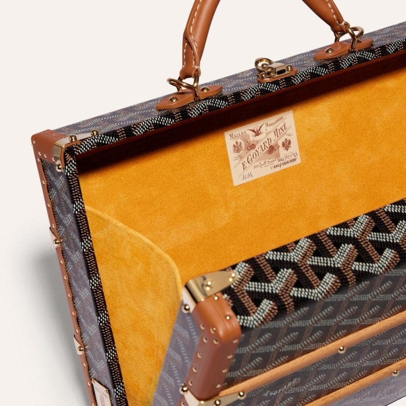 Goyard PALACE MM TRUNK BAG 黒 ブラウン | TWIF3936