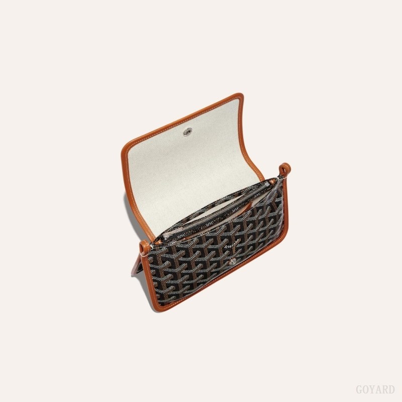 Goyard PLUMET POCKET WALLET 黒 ブラウン | DAHD4176