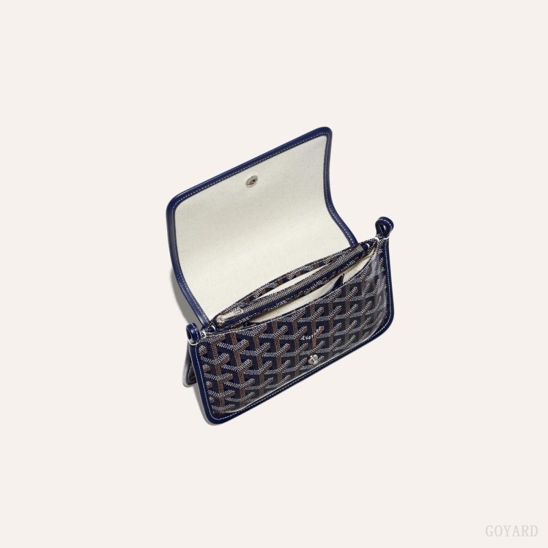 Goyard PLUMET POCKET WALLET ネイビー 青 | WWSF8843