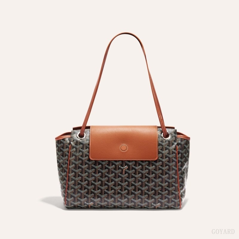 Goyard ROUETTE PM BAG 黒 ブラウン | TQMI4817