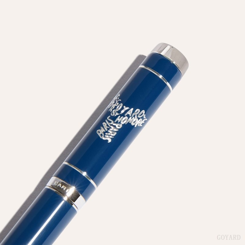 Goyard Rollerball Travel Pen ネイビー 青 | EPRV5788