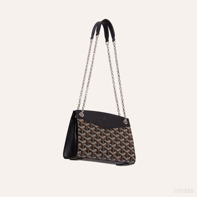 Goyard Rouette Structuré Mini Bag 黒 | YBIQ9789