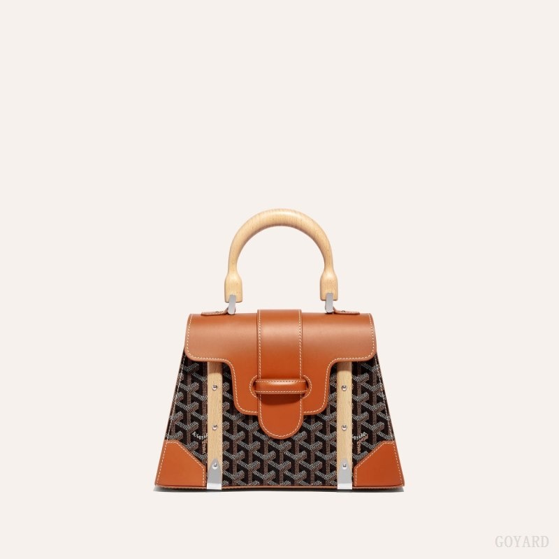 Goyard SAÏGON PM BAG 黒 ブラウン | IQDJ6907