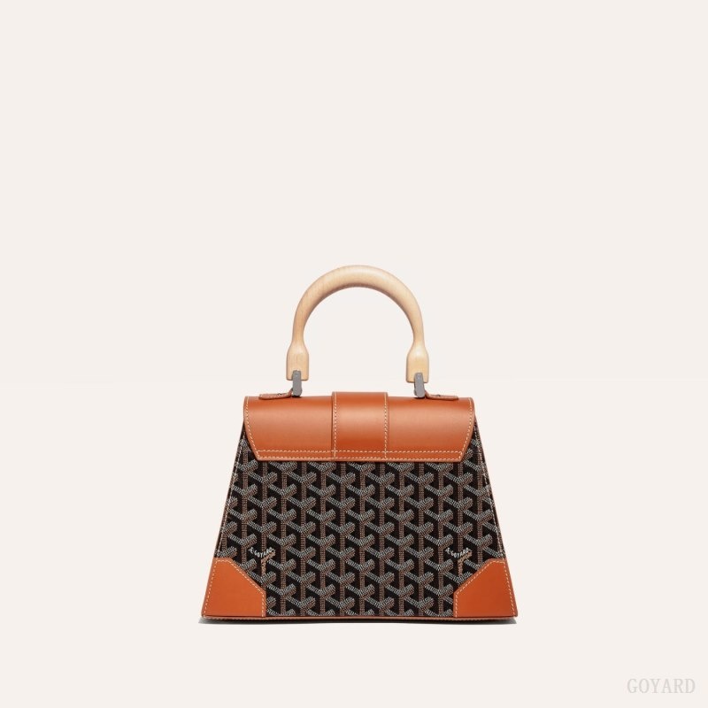 Goyard SAÏGON PM BAG 黒 ブラウン | IQDJ6907