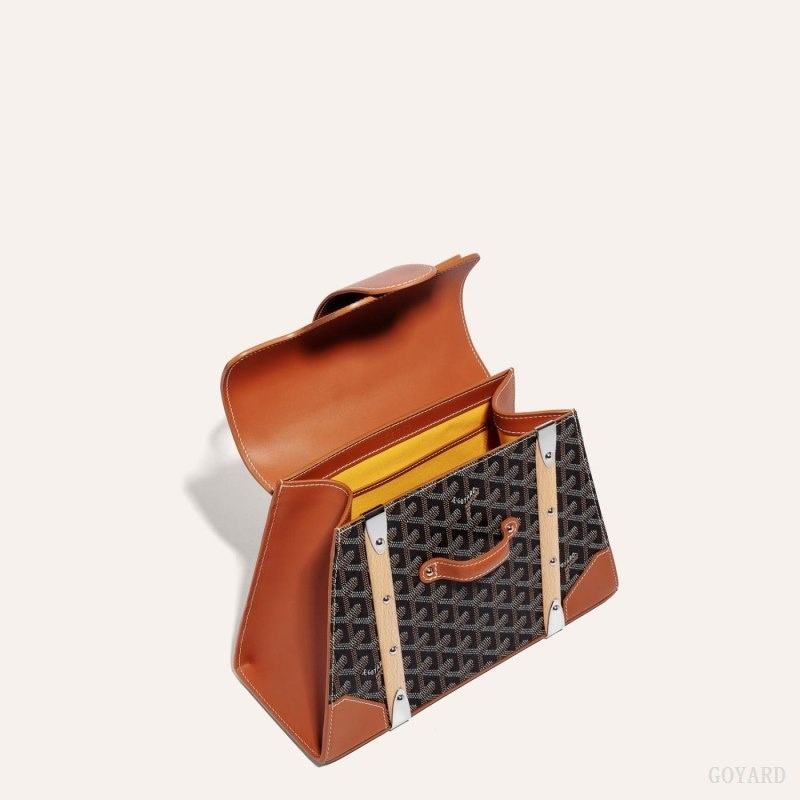 Goyard SAÏGON PM BAG 黒 ブラウン | IQDJ6907