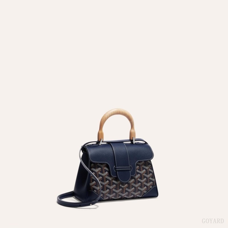 Goyard SAIGON SOUPLE MINI BAG ネイビー 青 | FFMN3653