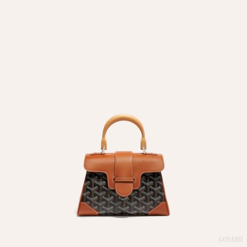 Goyard SAIGON SOUPLE MINI BAG 黒 ブラウン | VRKT4211