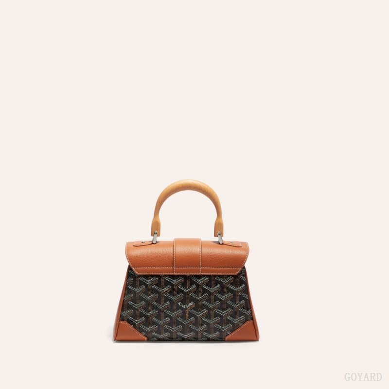 Goyard SAIGON SOUPLE MINI BAG 黒 ブラウン | VRKT4211