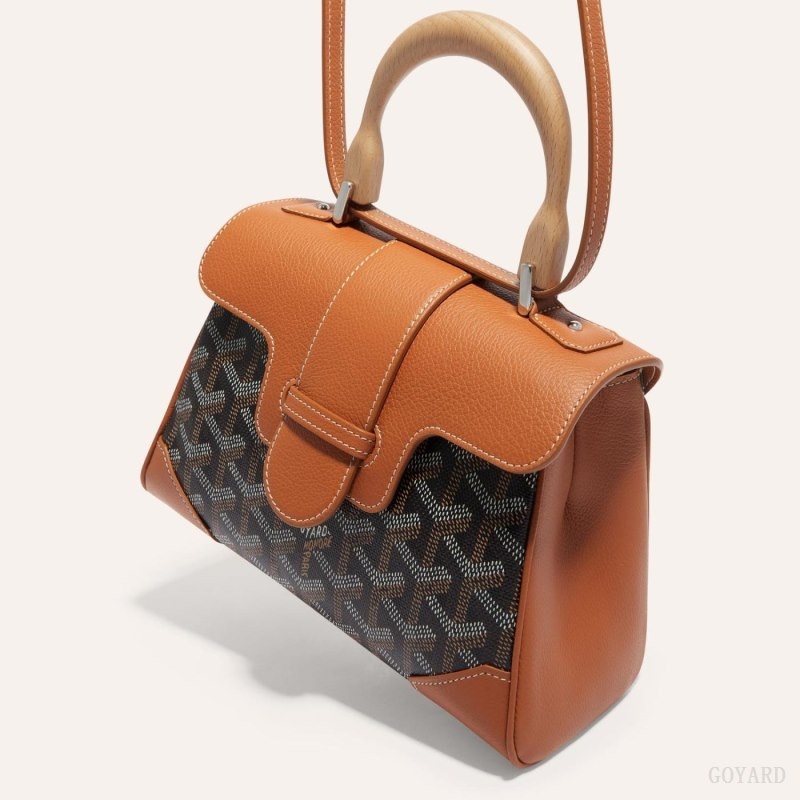 Goyard SAIGON SOUPLE MINI BAG 黒 ブラウン | VRKT4211