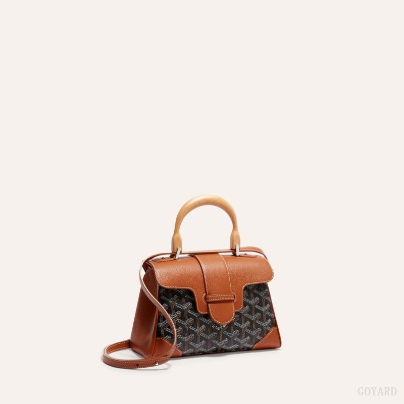 Goyard SAIGON SOUPLE MINI BAG 黒 ブラウン | VRKT4211