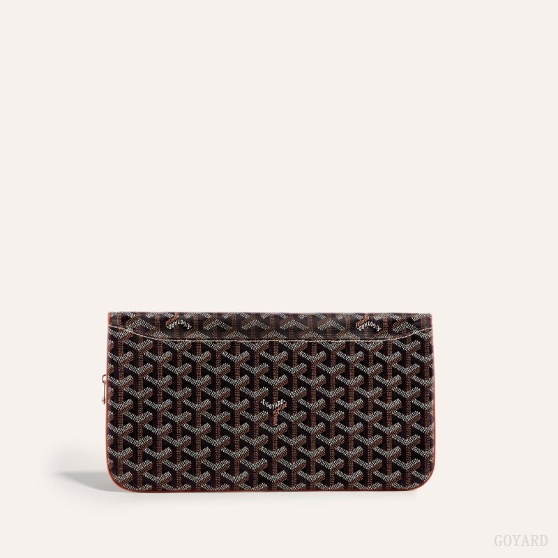 Goyard SAINTE-MARIE CLUTCH 黒 ブラウン | VKWP7807