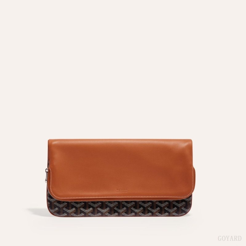 Goyard SAINTE-MARIE CLUTCH 黒 ブラウン | VKWP7807