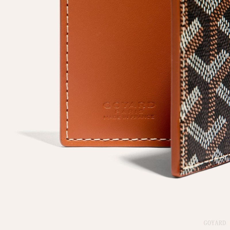 Goyard SAINT-MARC CARD WALLET 黒 ブラウン | EELJ6473