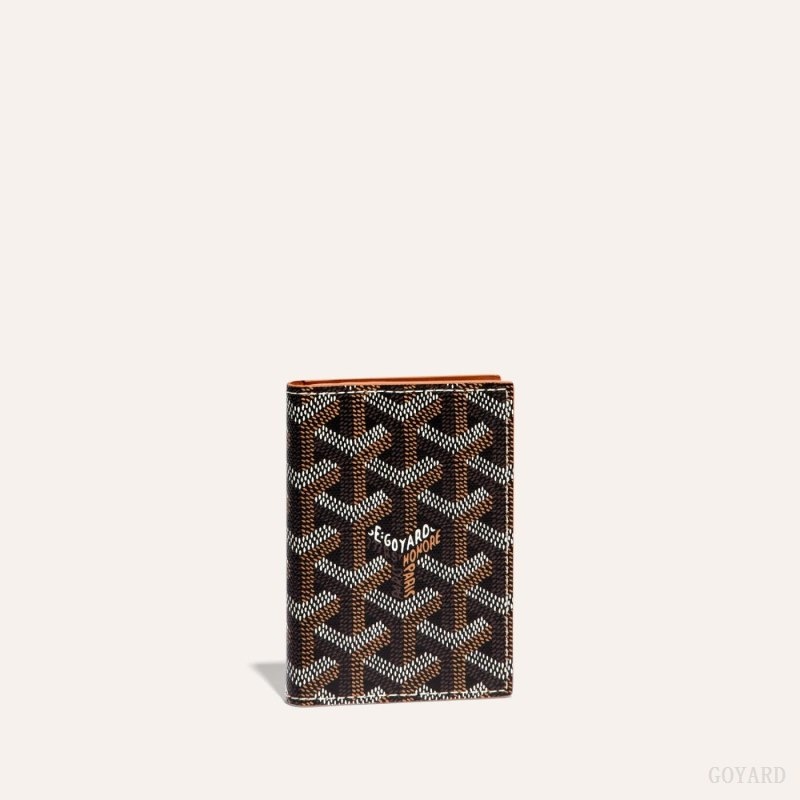 Goyard SAINT-MARC CARD WALLET 黒 ブラウン | EELJ6473