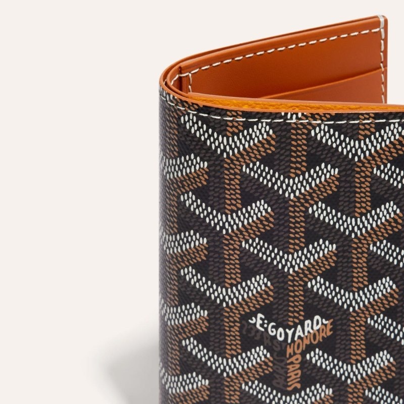 Goyard SAINT-PIERRE CARD WALLET 黒 ブラウン | EDRW8407